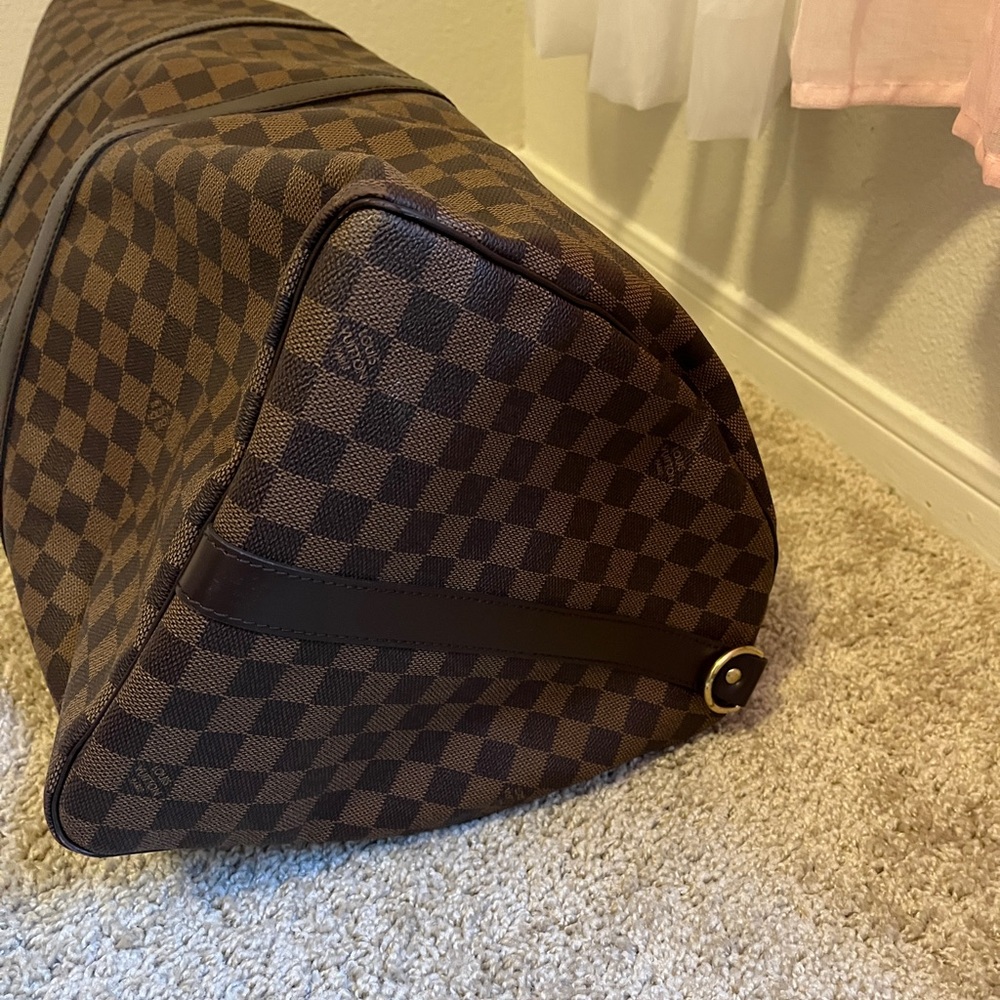 Louis Vuitton Brown Damier Canvas Travel Duffle - Picture 7 of 9
